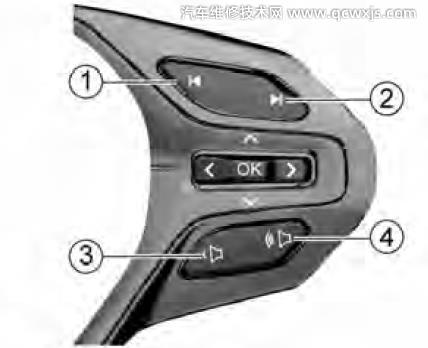 五菱凱捷方向盤各按鍵說明