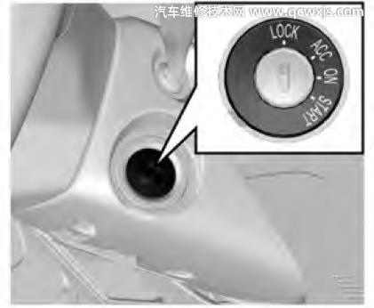五菱凱捷點火開關(guān)圖解
