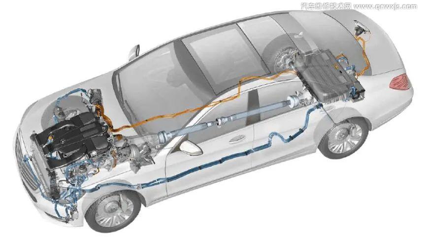 奔馳高電壓蓄電池報警的技術通報