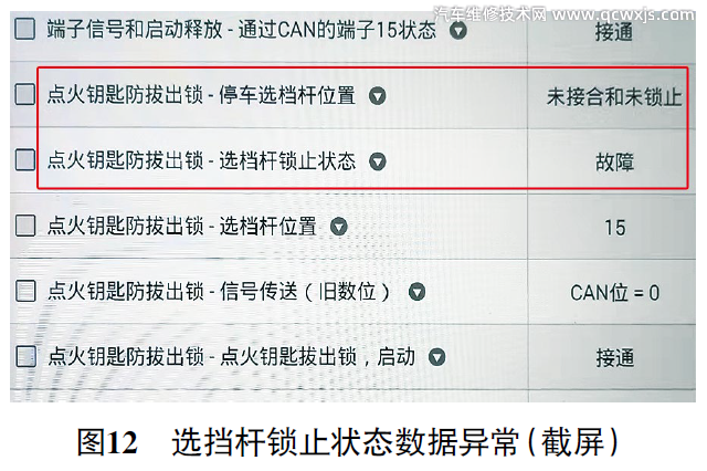 大眾帕薩特掛擋桿無法移動且車鑰匙無法拔出故障 大眾帕薩特掛擋桿無法移動且車鑰匙無法拔出故障
