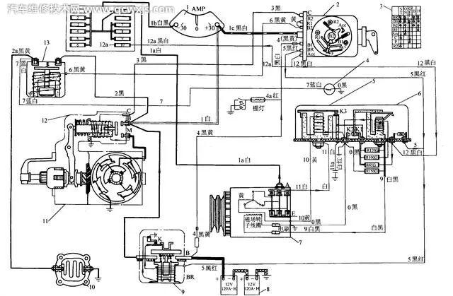 常見各種類型汽車電路識圖方法 常見各種類型汽車電路識圖方法