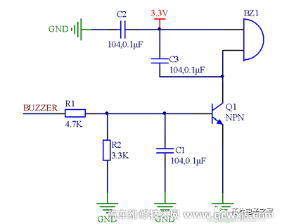蜂鳴器驅動電路的工作原理 蜂鳴器驅動電路圖 蜂鳴器驅動電路的工作原理 蜂鳴器驅動電路圖