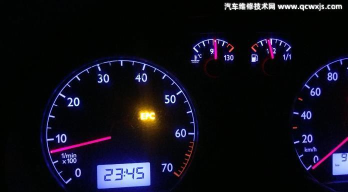 發(fā)動機最高只有3500轉EPC燈亮