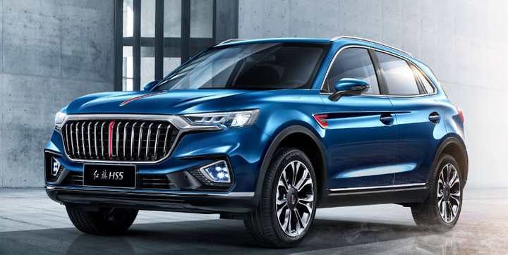 紅旗HS5，該車(chē)全系搭載2.0T+6AT的動(dòng)力系統(tǒng)，共7款車(chē)型，外觀上時(shí)尚帥氣，