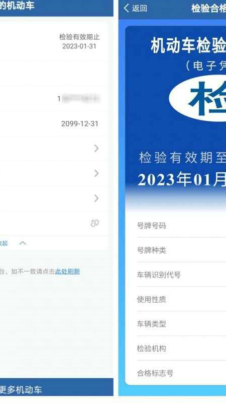 機動車年檢標志電子版怎么查看