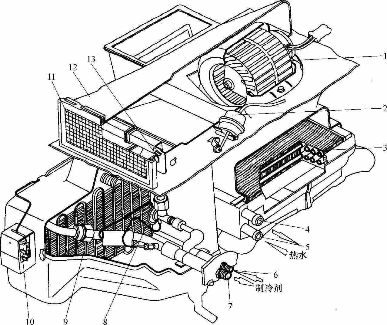 汽車空調膨脹閥安裝在哪個位置