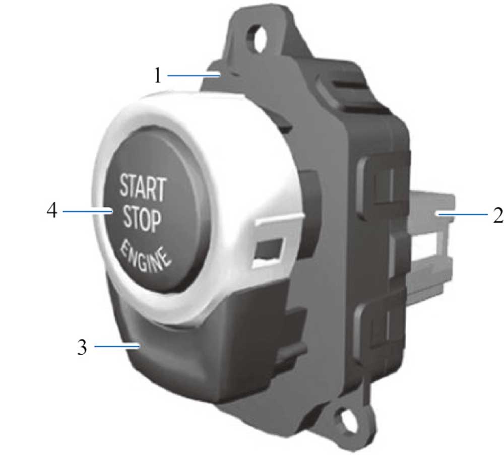 汽車啟動/停止按鈕功能原理 汽車啟動按鈕接線圖