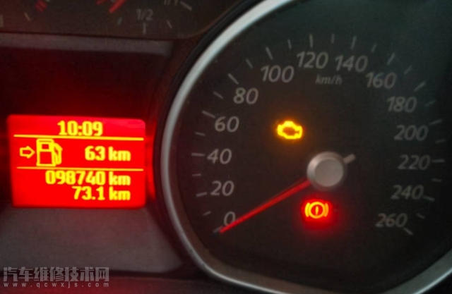 別克車low wash是什么指示燈