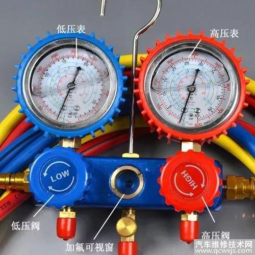 汽車空調壓力表怎么用 汽車空調壓力檢測教程了解一下~