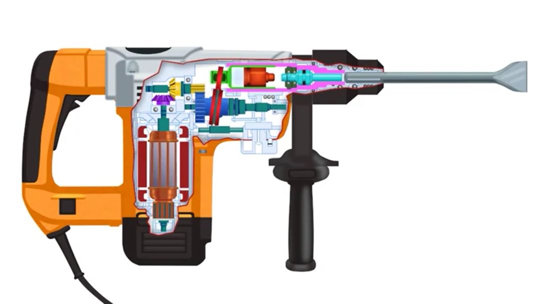 電鉆沖擊鉆電錘的區(qū)別及工作原理介紹