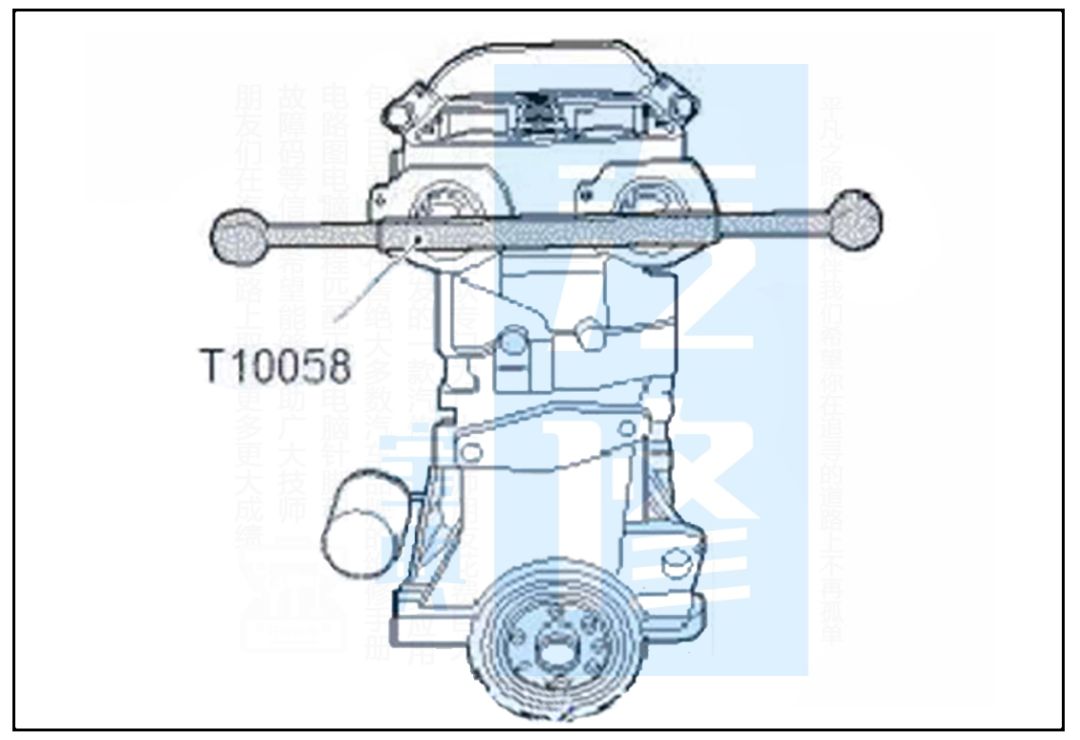 榮威發(fā)動(dòng)機(jī)正時(shí)皮帶校對(duì)示意圖