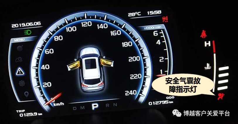 博越儀表盤圖標的意思 博越儀表盤圖標詳細含義