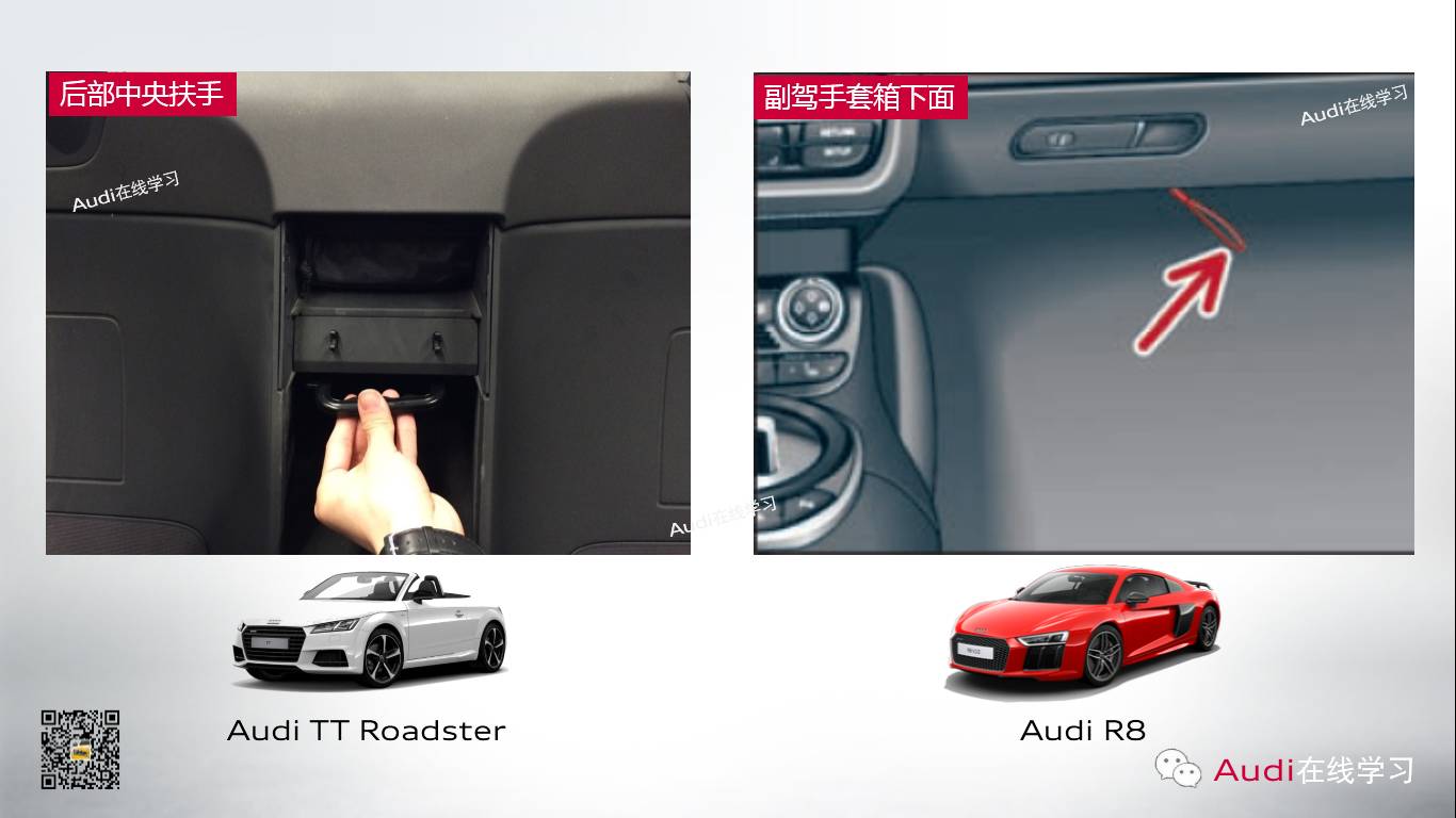 奧迪后備箱行李箱蓋應急打開操作