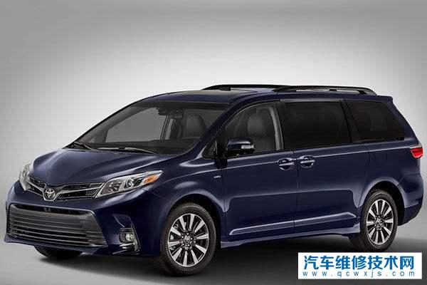 全新混動版豐田Sienna正式發布，動力十足，造型犀利