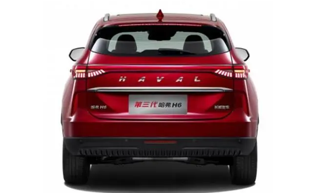 第三代哈弗H6官圖發布全新設計造型更具沖擊力